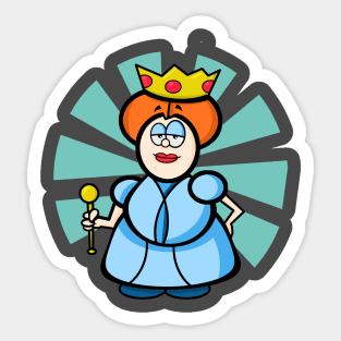 The Queen Sticker